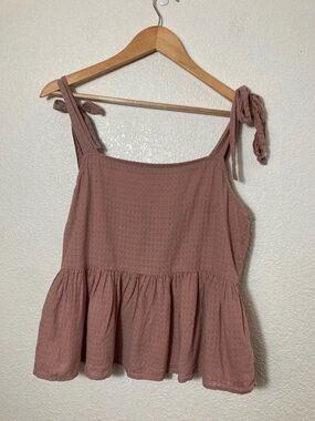 Madewell Peplum Top Size Medium